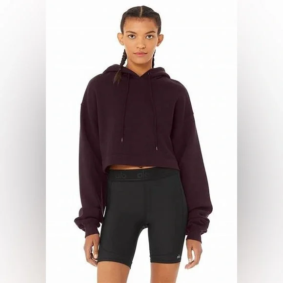 ALO Yoga Dark Brown Hoodie - Picture 2 of 3